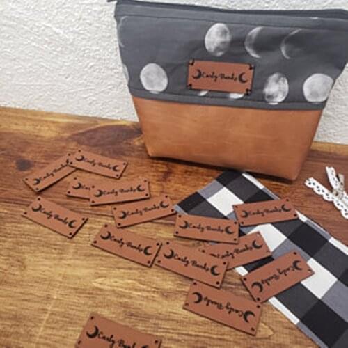 Personalize Handmade tags Crochet,Labels for Handmade Products,Leather labels for knitted and crocheted items