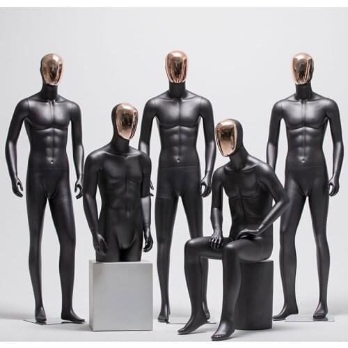 Customized Best Black Color Mannequin Full Body Manikin Factory Direct Sell