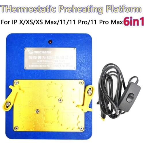 Motherboard layering Chip CPU Remove the preheating thermostatic table Mechanic ix5 Max for IPHONE X XS XSMAX 11 PRO MAX