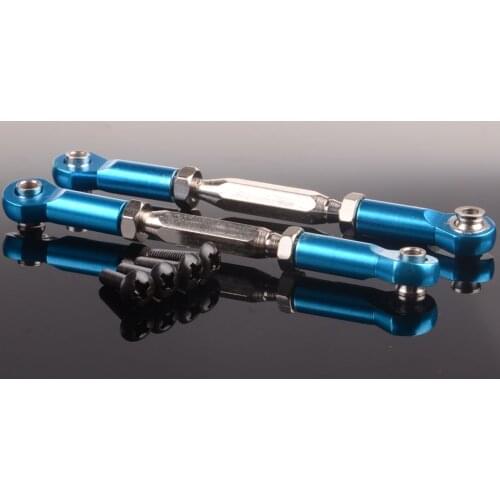 Metal 2P Adjustable Front/Rear Servo Link Tie Rod For RC Car HPI 1/10 Truck Bullet ST MT 3.0 Flux Upgrad