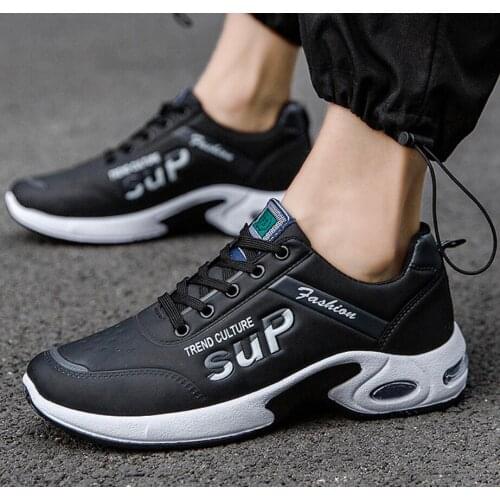 2020 New Men Shoes Air Cushion Sneakers Breathable Outdoor Walking Sport Shoes For Male Lace-Up Casual Shoes Bubble Men Footwear