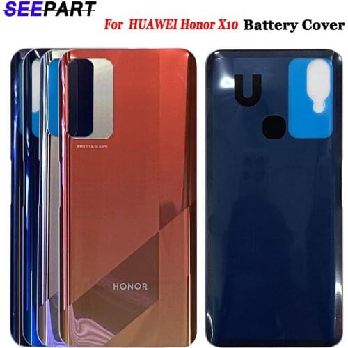 New For Huawei Honor X10 Battery Cover Rear Door Housing Back Case For Huawei Honor X10 Battery Cover