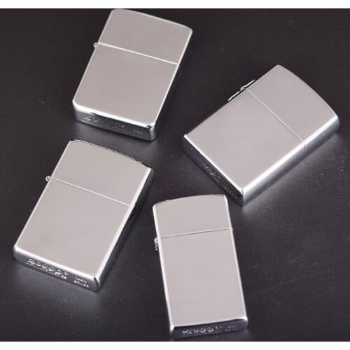 Zorro conventional light board pure copper shell lighter windproof mirror ice retro vintage classic kerosene oil lighters