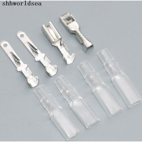 Shhworldsea 2.8mm mm Crimp Terminal female male Spade Connector car socket