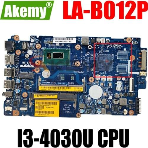 Original Laptop motherboard For DELL Inspiron 5447 5547 I3-4030U Mainboard ZAVC0 LA-B012P CN-006M0K 006M0K CPU DDR3