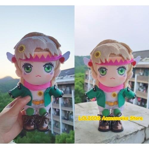 Anime JoJos Bizarre Adventure Caesar Anthonio Zeppeli Plush Doll Pillow Cute Change Clothing Toys Cartoon Xmas Gift 20cm