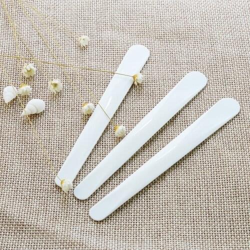 10pcs/pack Mask Spatula Flat Tip Durable Comfortable To Grip Mask Stick Makeup Spatula for Mixing Sampling