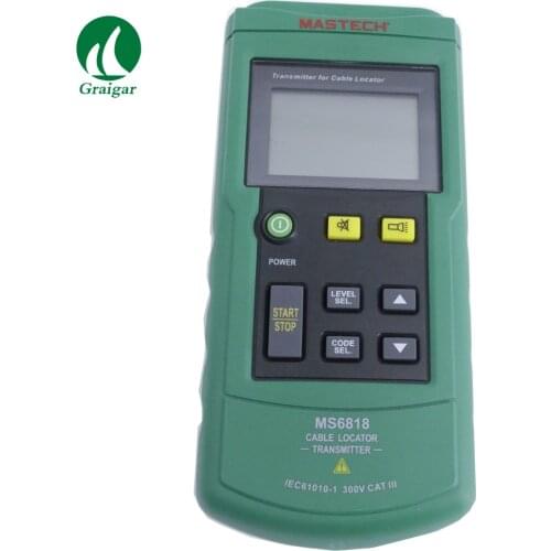 Mastech MS6818 Meter Wire Cable Metal Pipe Locator Detector Tester