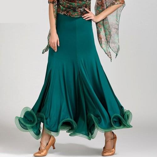 New Women Ballroom Dancing Skirt Party Performance Outfits For Modern Standard Waltz Tango Dance Dress Spain Dancing Competition