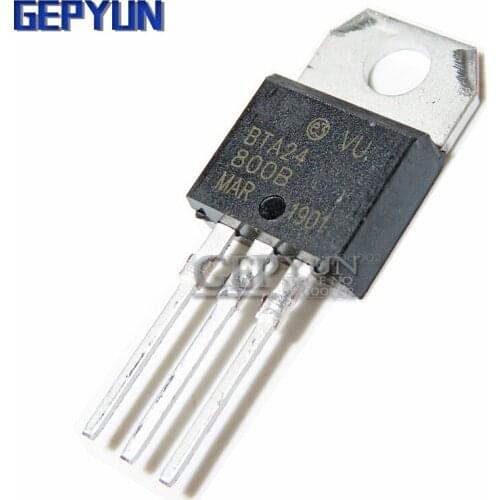 10PCS BTA24-800B BTA24-800 TO-220 TO220 BTA24 Gepyun