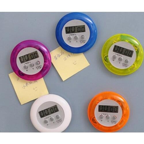 200PCS New Mini Digital Kitchen Timer Countdown Stopwatch Cooking Clip Count Down LCD Free Shipping SN973