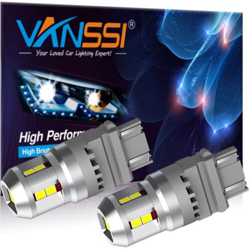 2pcs Super Bright 1500 Lumens 6000K White 3156 3157 LED Bulbs 12-SMD LEDs 3056 3156K 3157K 3057 3047 4114K 4114 Tail Light Lamps