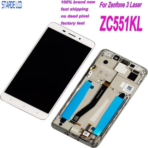 Starde LCD for Asus ZenFone 3 Laser ZC551KL Z01BD LCD Display Touch Screen Digitizer Assembly with Frame +Tools