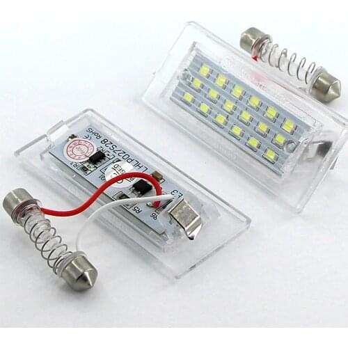 For BMW X5 X3 Series E53 1999 - 2006 E83 2003 - 2010 Car Led Number License Plate Light Kit Canbus Error Free Car Styling