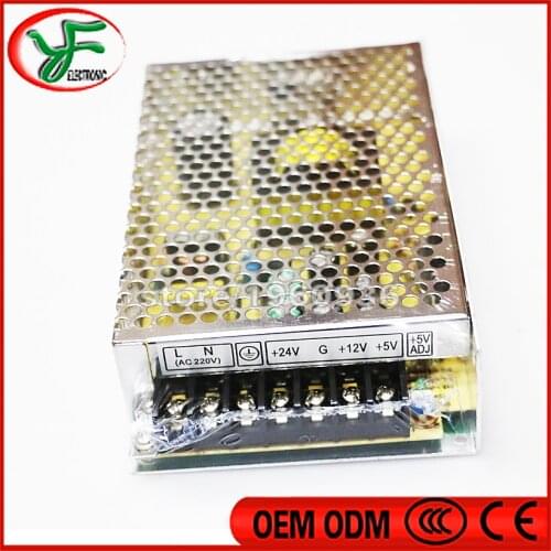 Free shipping 24V 1.5A/12V 6A / 5V 2A Switching Power Supply 100~ 260VAC for Arcade machine cabinet accessories JAMMA MAME