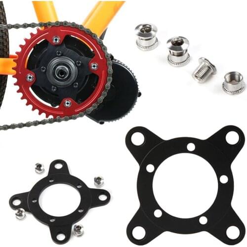 Chain Ring Spider Adapter 104BCD Disc Holder Stand for Bafang Electric Motor Easy Install Sturdy Chainring Spider Stainless Stee