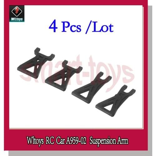 4Pcs A959 Suspension Arm Set Original A959-02 for Wltoys A959 RC Car Spare Parts