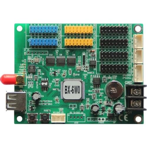 BX-6W0 WIFI controller support broadcasting of both Chinese & English Mongolian Hebrew and Arabic for big led screen