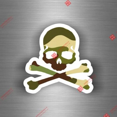 Hot Sell Personality Sticker Car Motorcycle Helmet Decal Vinyl Biker Skull Camo Racing Helmet Stickers