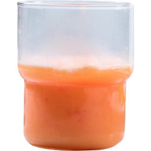 Milk Juice Cup Glass Simple Coffee Mug Latte Mug Drinking Cup For Home Office Large Capacity Juice Glass Cup Drinkware Mugs