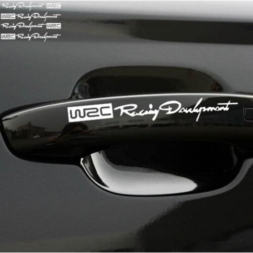 Door Handle Stickers And Decals Car styling For KIA Rio k2 k3 K4 k5 Quoris/K9 Cadenza Forte Ceed Carens Soul Picanto Carnvial