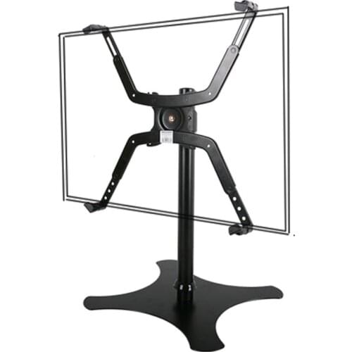 LCD-800 360 Degree single monitor Desktop Stand 26"-45" screen Holder Arm Full Motion computer table holder no hole with adaptor