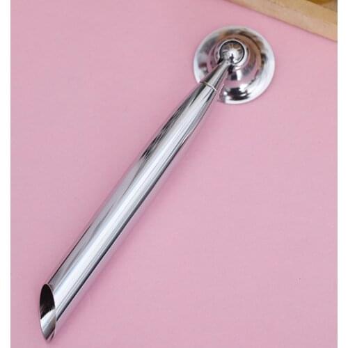 Desktop Silver Pen Pencil Holder Ball Point Swivel Stand Funnel Foundation Gift Desk Accessory length School Office Desk Supplie
