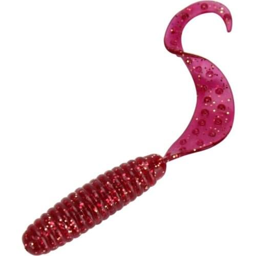 2021 New 6.5cm 2.4g material Super soft super elastic Durable Worm Soft Bait