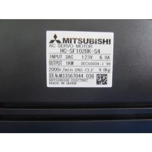 Original Japan servo motor ac 1kw HC-SF102BK-S4 HC-SF
