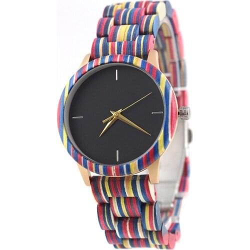 Dropshipping Store 2020 Classy Customized Womens New Fashion Trends Waterproof Color Rosegold Case Skateboard Wood Watches