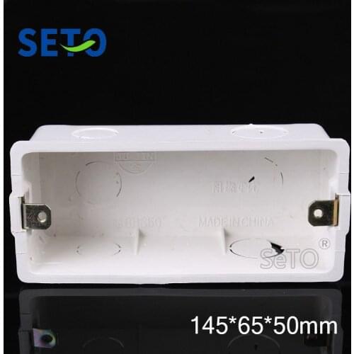 SeTo 118 Type General Concealed Installation Bottom Box Outlet Socket Wall Plate Back Box