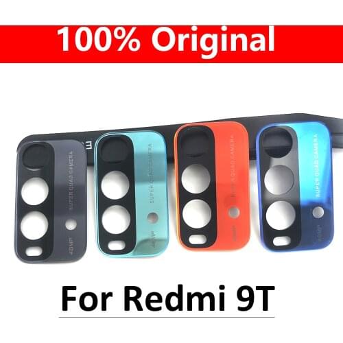 New Camera Glass Lens Back Rear Camera Glass Lens with Glue For Xiaomi Redmi 9T Replacement Repair Spare Parts