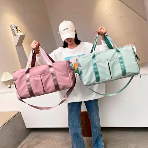 Fashion Womens Travel Bag Luggage Duffle Bag Waterproof Men Gym Bags Fitness Handbag Yoga Sport Bag With Shoes Compartment 2021