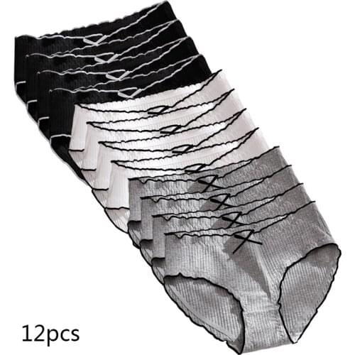 Womens panties cotton low waist student female underwear cute sexy soft briefs comfortable and breathable Lingerie