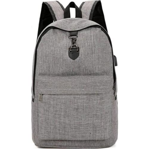 Unisex Vintage Laptop Backpack External USB Charge Computer Backpacks Fashion School Bags for Girls Men Women Mochila Masculina