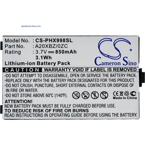 Cameron Sino High Quality 850mAh Battery A20XBZ/0ZC for Philips Xenium 9@98, Xenium 9a98