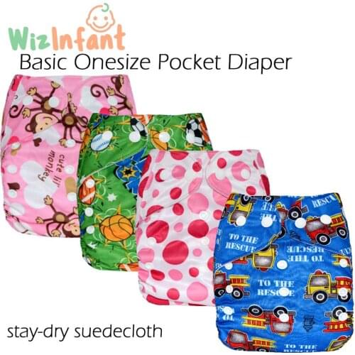 HappyFlute OS Baby Cloth Diaper, Stay Dry Suede Cloth Inner, S M L Adjustable,Waterproof And Breathable For 5-15kg Baby