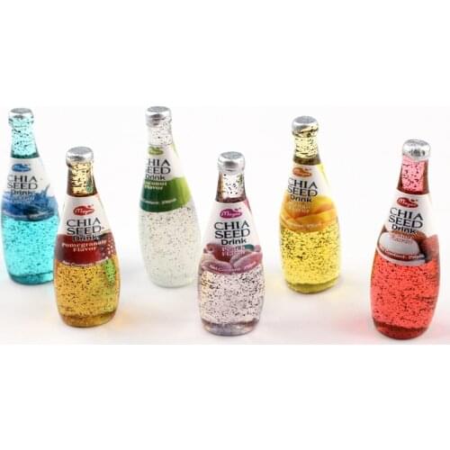 10PCS 11mmX31mm Resin 3D Fruit Drink Bottle Miniatures|Resin Scrapbooking Embellishments|DIY Dollhouse Soft Drink Miniatures