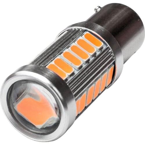 1156PY 7507 PY21W BAU15S 33 Smd 5630 Led Car Rear Direction Indicator 33SMD 5730 Auto Front Turn Signals Light Amber Yellow