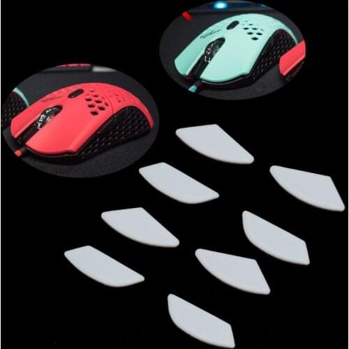 2 Sets/pack Tiger Gaming Mouse Feet Mouse Skate For Finalmoues ULTRALIGHT Air58 White Mouse Glides Curve Edge