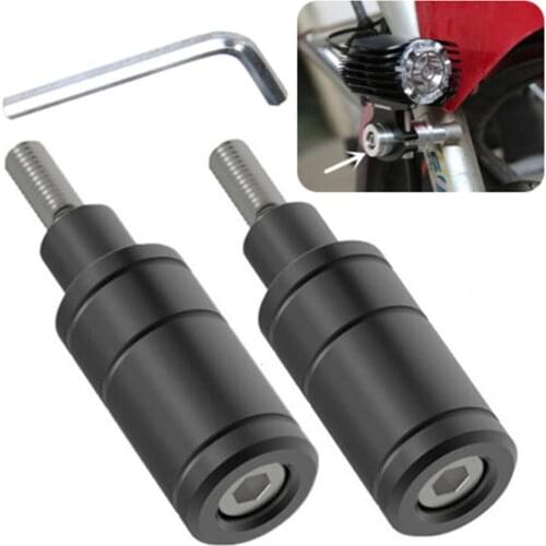 2Pcs/Set CNC Motorcycle Head LED Light Bracket Mounting Post Bar Clamp Support 2019