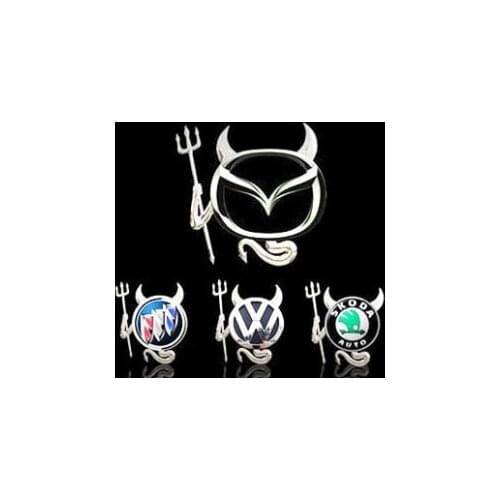 Car Stickers The Devil Guards 3D Flexible Glue Creative Decals For Tail Trunk Waterproof Fashion Auto Tuning Styling D10