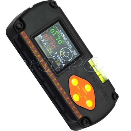 Digital Protractor Dual-axis Angle Ruler Digital Level Inclinometer 0.1 Degree Accuracy with USB Cable Built-in Lithium Battery