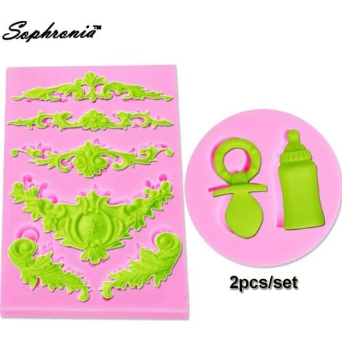 Sophronia European Relief Lace1pcs UV Resin Jewelry Silicone Mold Expoxy Mold Jewelry Making DIY Decorate Craft C096