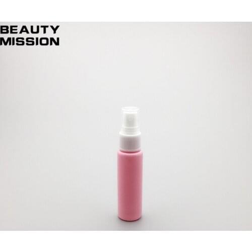 BEAUTY MISSION Makeup Tools 30ml Pink Plastic Perfume Spray Bottle Cosmetic Bottles Small Packaging Containers 50PCS/LOT
