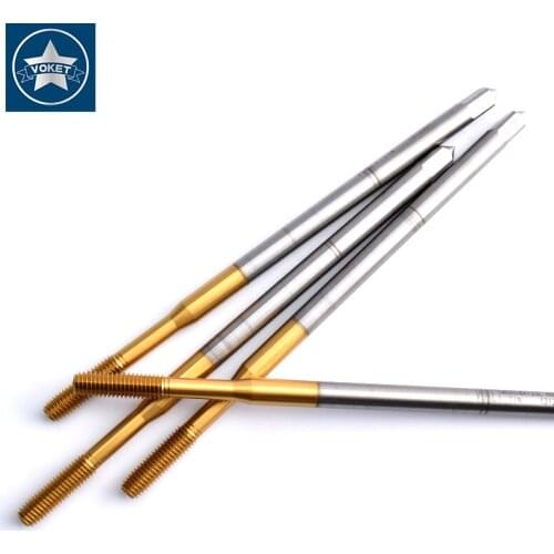 HSSE Metric Long Shank With Tin Forming Tap M3X0.5 M4X0.7 M5X0.8 X120L overall length 120MM machine thread screw taps