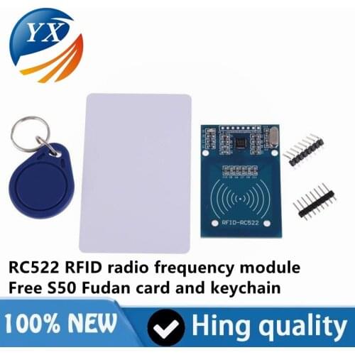 MFRC-522 RC522 RFID radio frequency IC card induction module to send S50 Fudan card, key fob