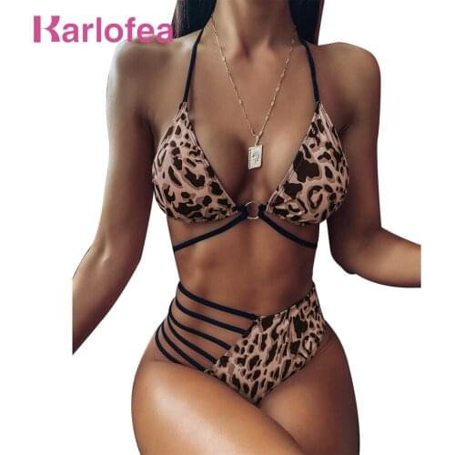 Леопардовые купальники Karlofea China At AliExpress