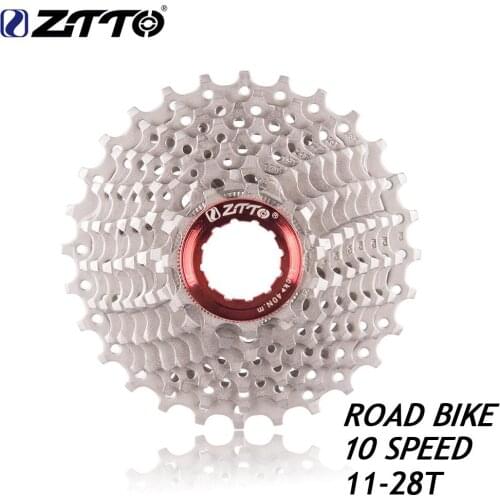 ZTTO 10s Cassette 11-28 T Freewheel Bicycle Parts 10s Flywheel for Road Bike Type Super Fluid Drive Location