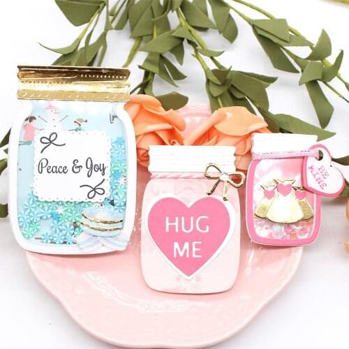 KLJUYP Candy jar Metal Cutting Dies Scrapbook Paper Craft Decoration dies scrapbooking